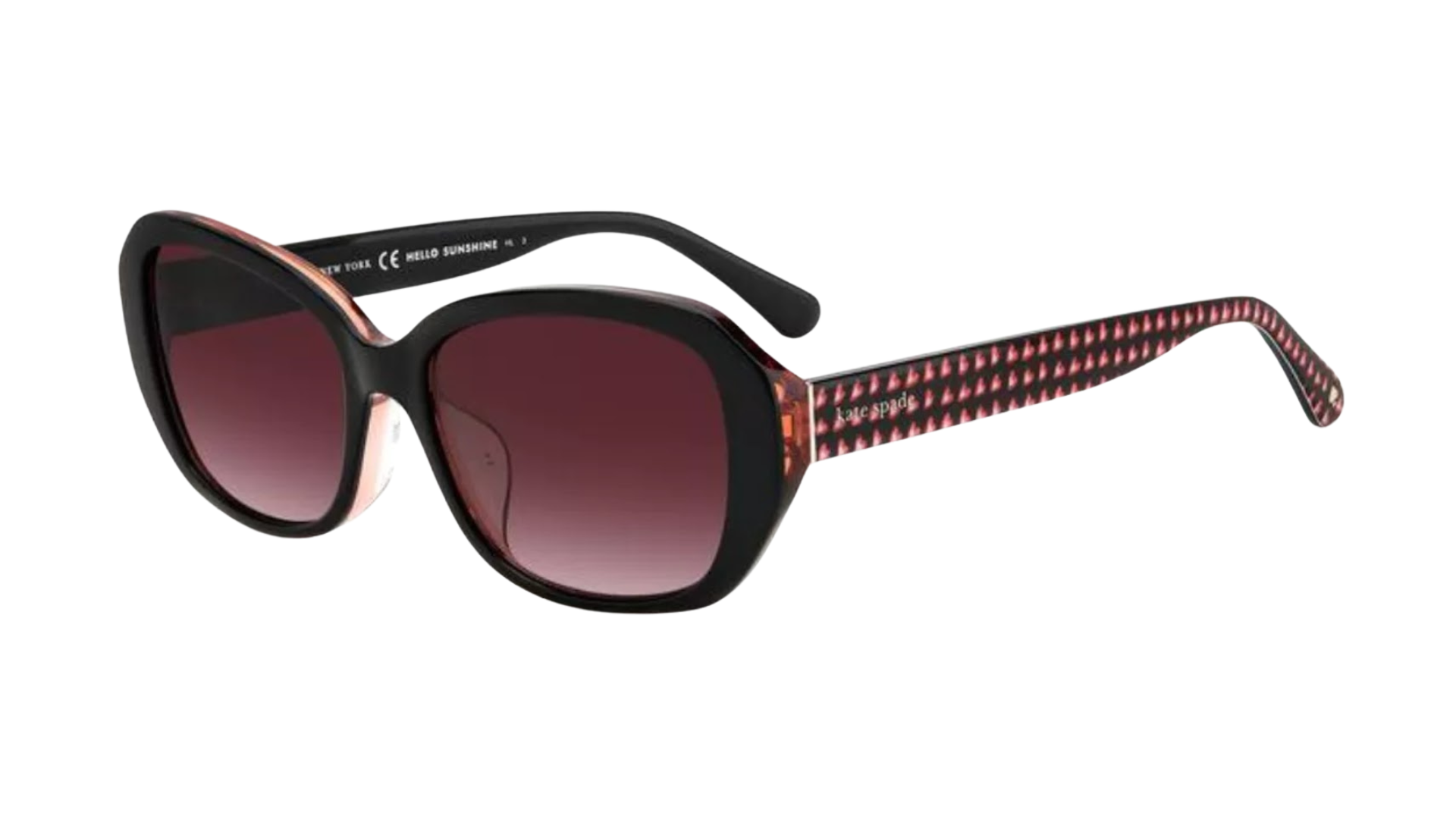 Kate Spade ELLISON/F/S - Black On Transparent Pink