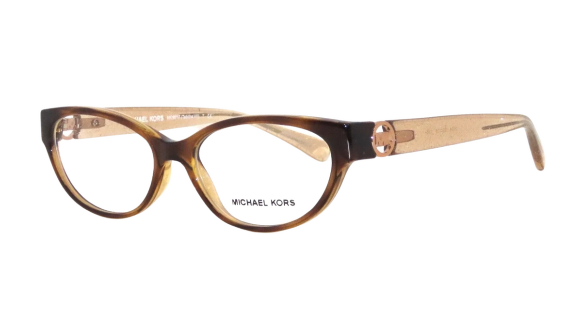 Michael Kors MK 8017 (TABITHA VII) - Dark Tortoise/Taupe Glitter