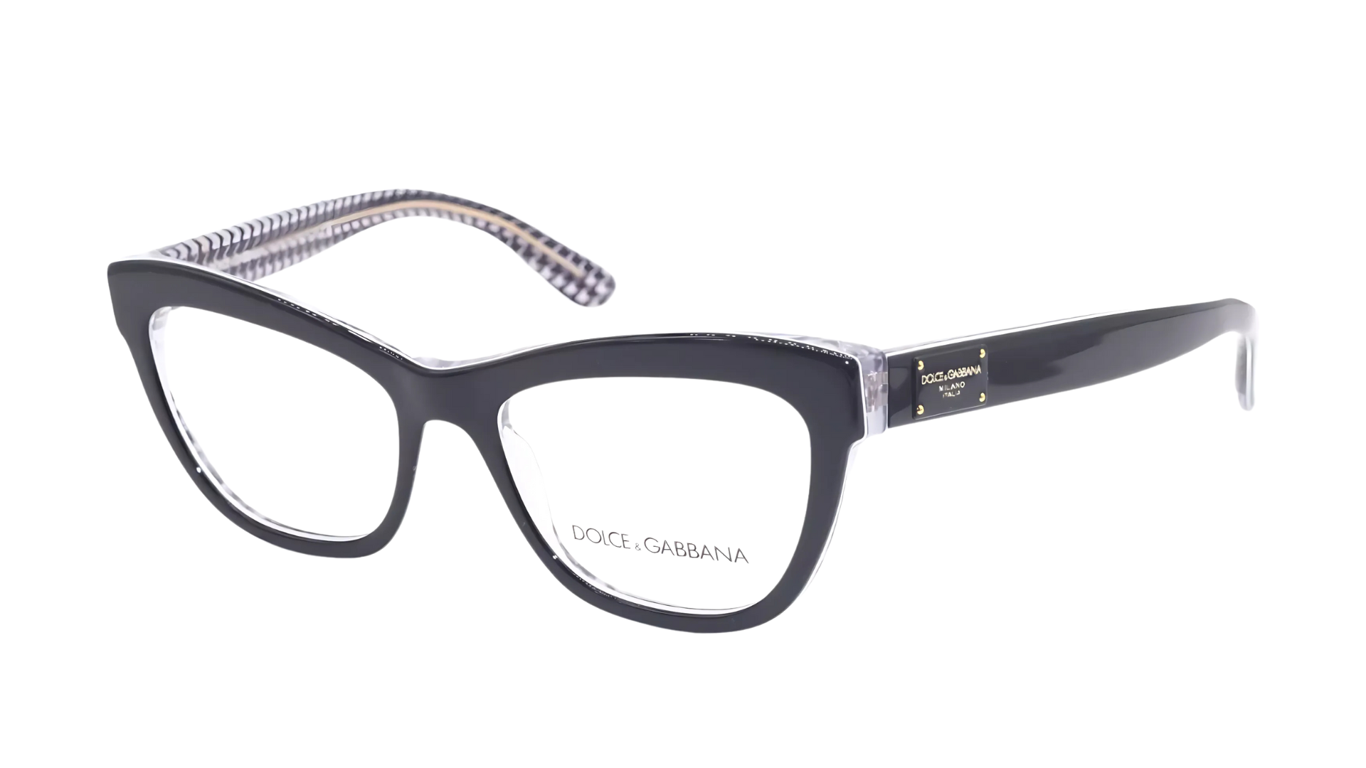 Dolce & Gabbana DG 3253 - Black/Print Pied De Poule