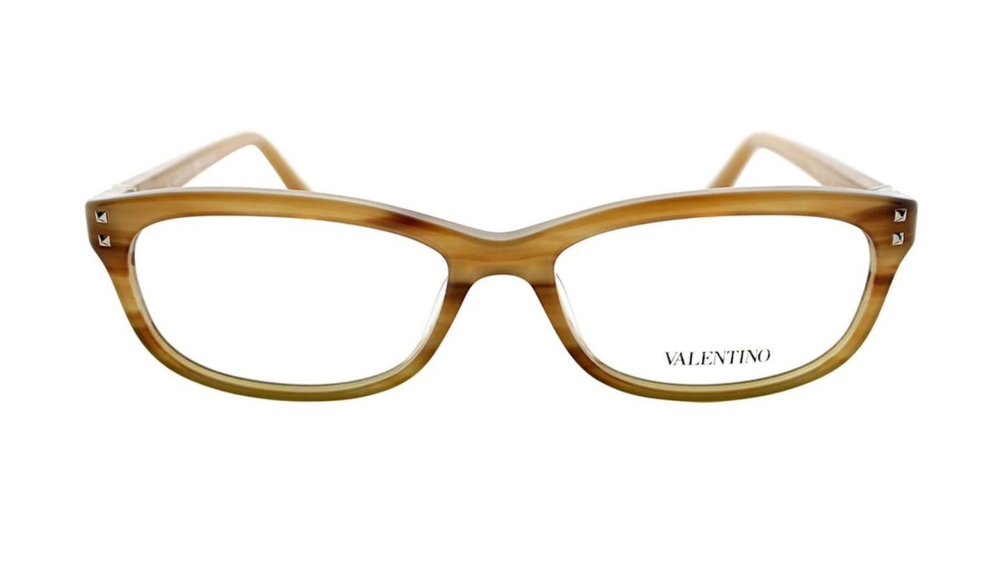 Valentino V2649 - Striped Brown Khaki