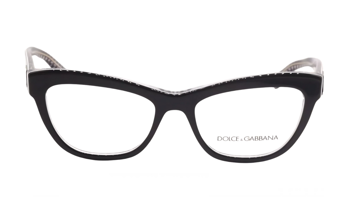Dolce & Gabbana DG 3253 - Black/Print Pied De Poule