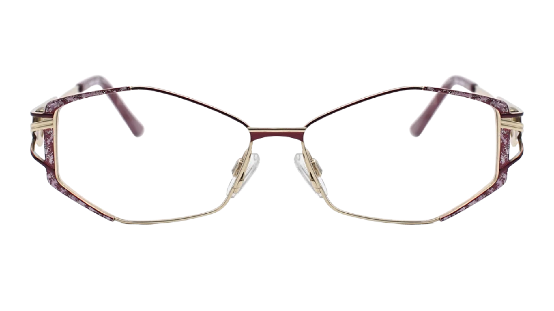 Cazal 1267 - Burgundy Red Pattern