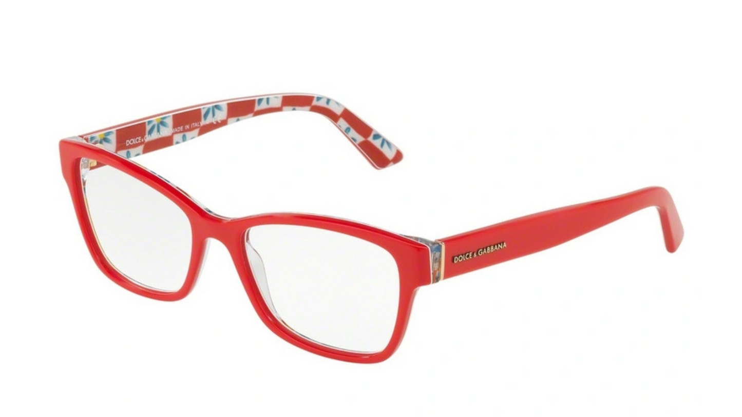 Dolce & Gabbana DG 3274 - Red on Mambo Print
