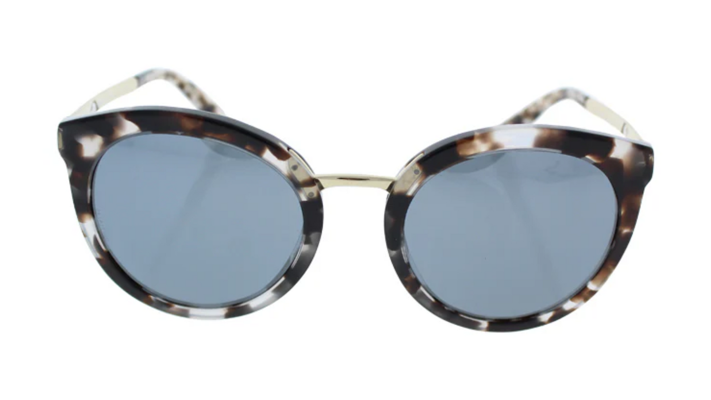 Dolce & Gabbana DG 4268 - Cube Havana Fog with Gold Temples