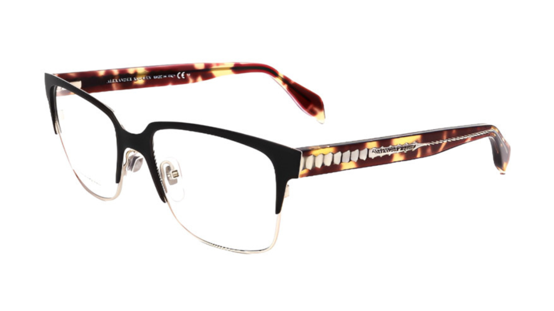 Alexander McQueen AMQ 4257 - Matte Black Havana