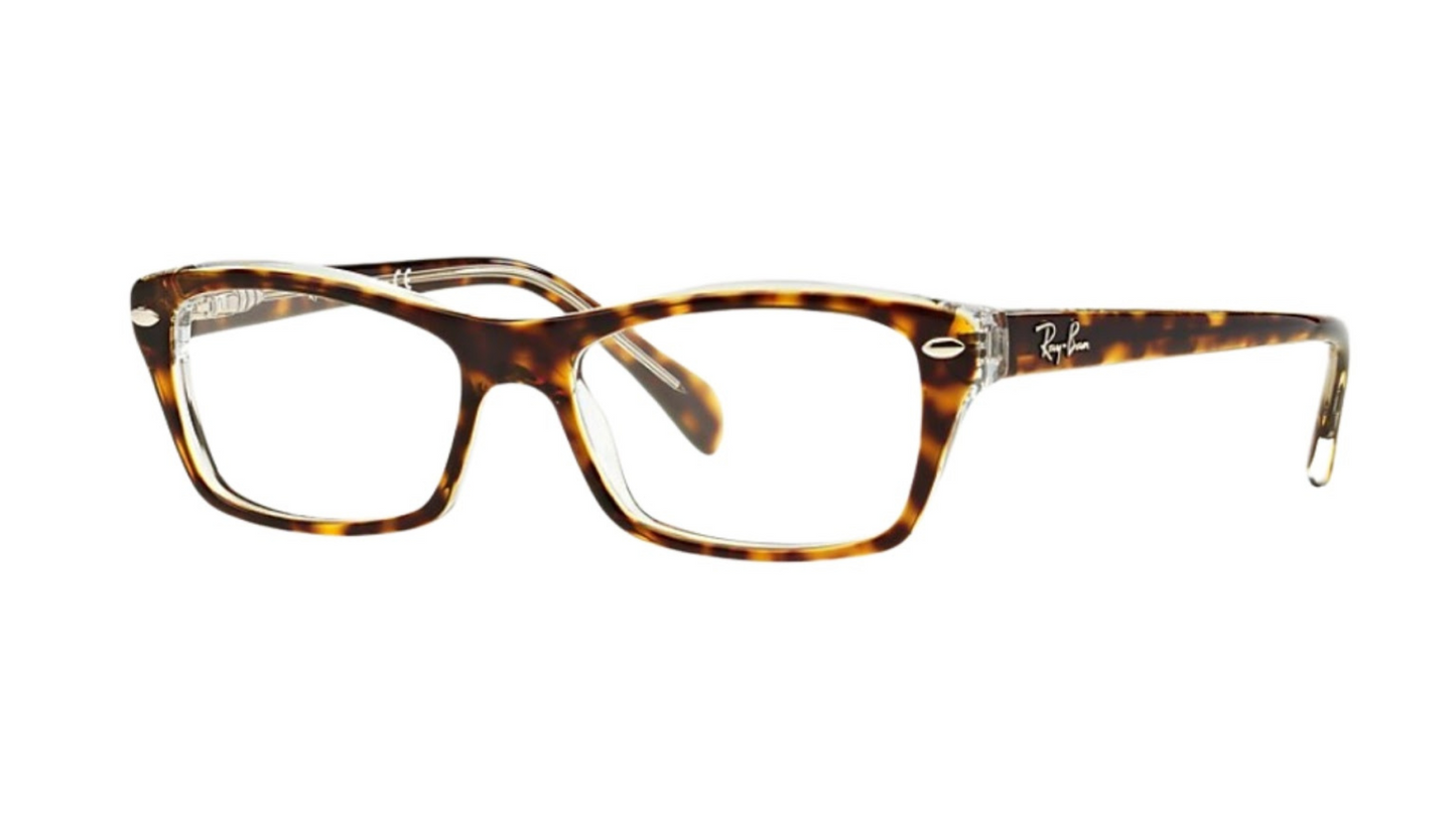 Ray-Ban Jr RB1550 - Polished Dark Havana On Transparent