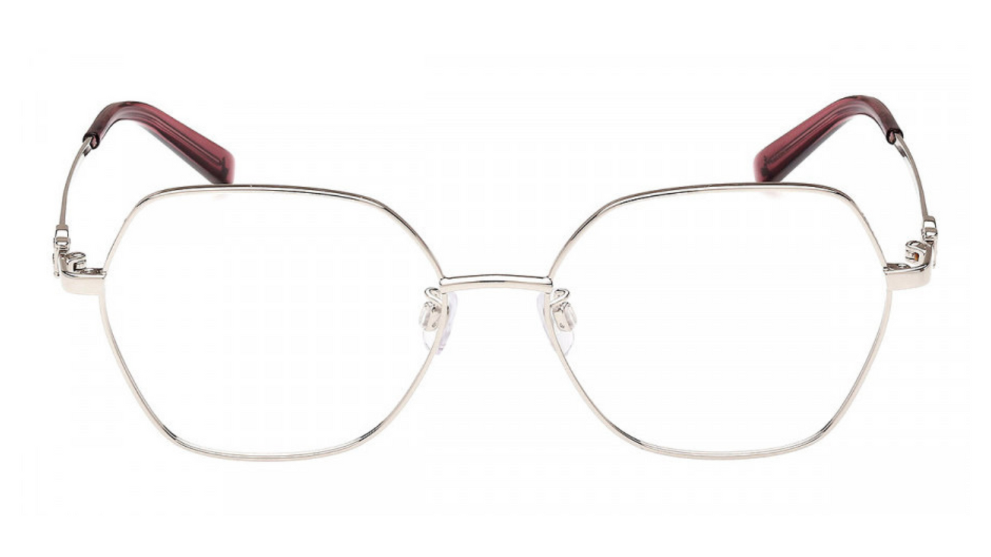 Bally BY5066-H - Shiny Palladium/Transparent Deco Rose