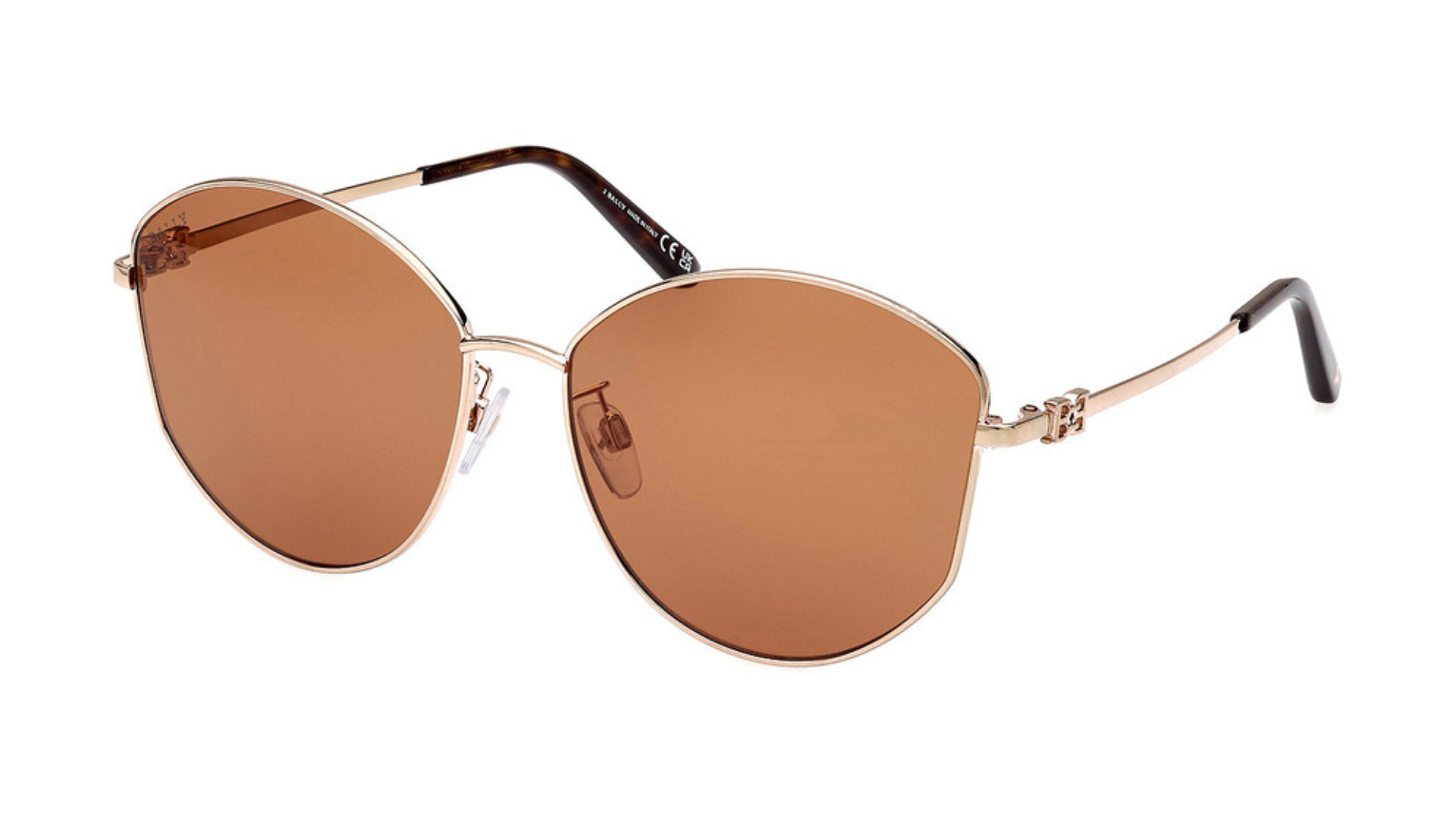 Bally BY0103-H - Shiny Rose Gold / Brown