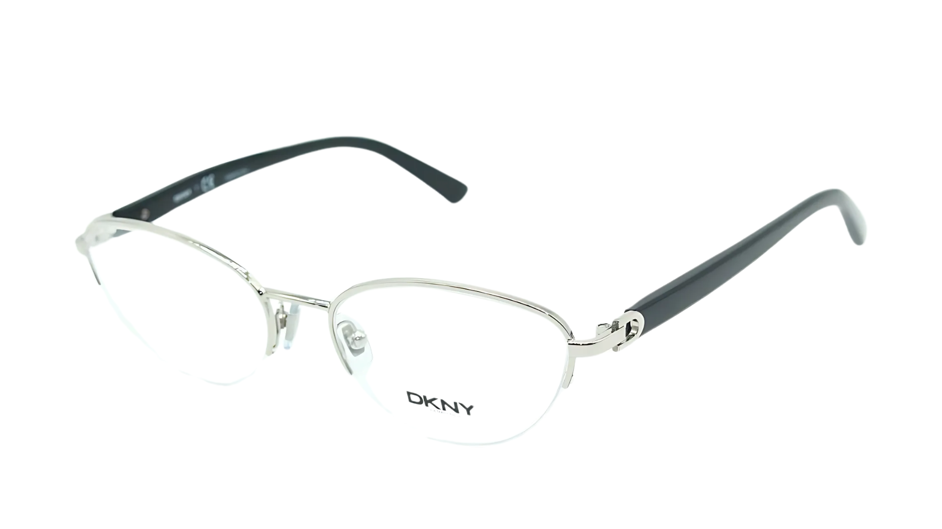 DKNY DY 5644 - Silver with Polished Black Temples