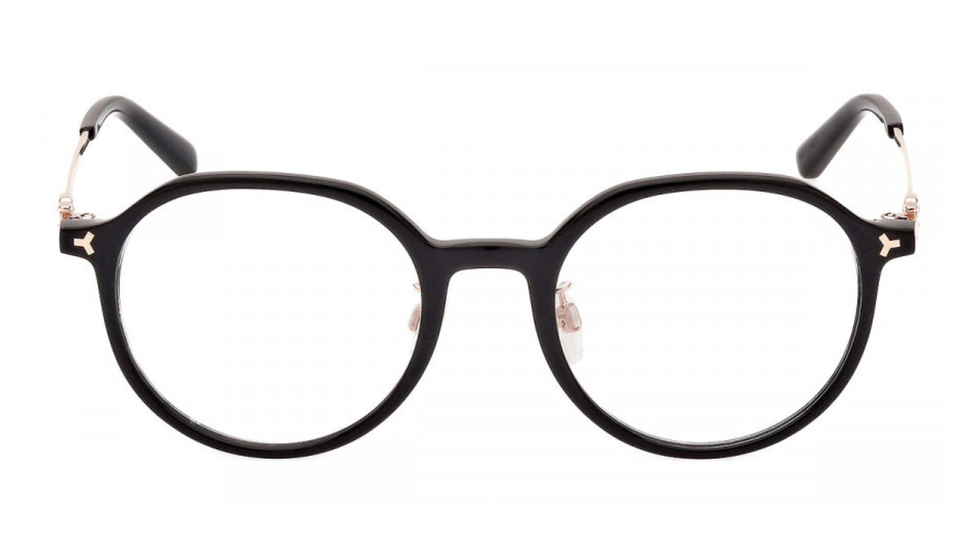 Bally BY5071-H - Bilayer Shiny Black & Matte Light Ruthenium / Black