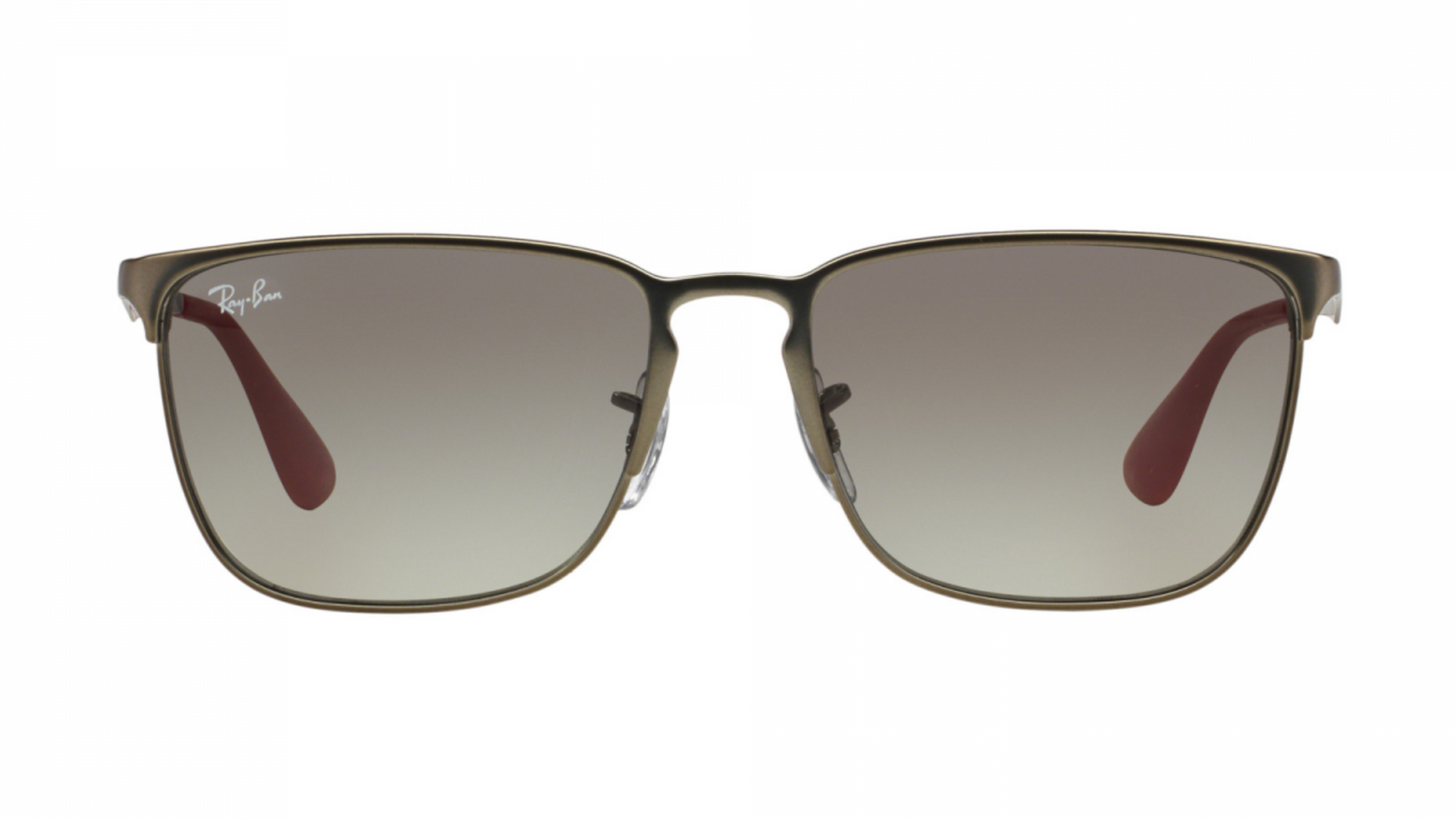 Ray-Ban RB3508 - Matte Gunmetal With Pink/red Earsocks