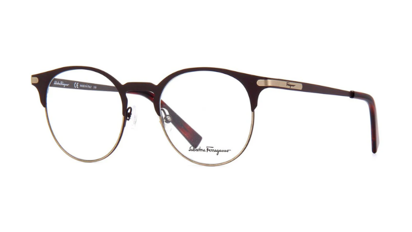 Salvatore Ferragamo SF2190 - Matte Brown And Matte Gold