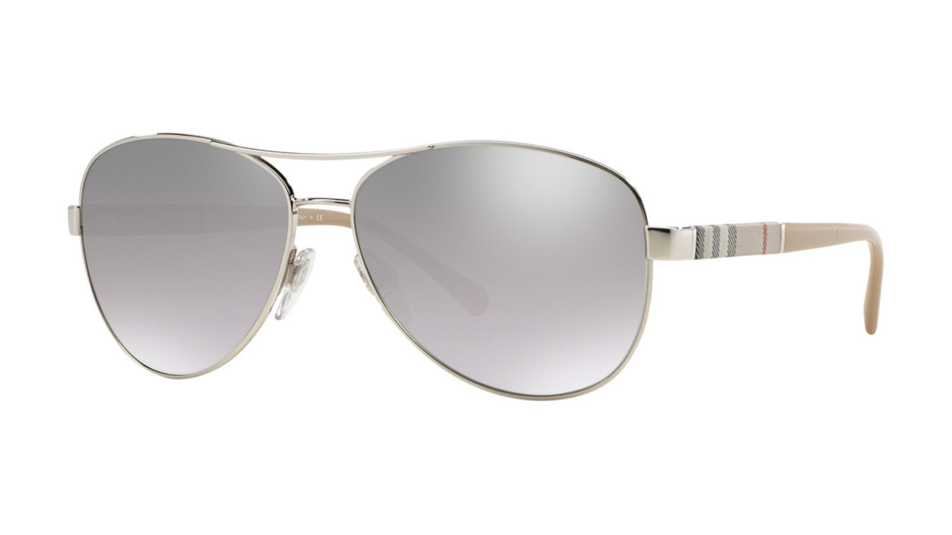 Burberry BE3080 - Silver/Grey Mirror Silver Shaded