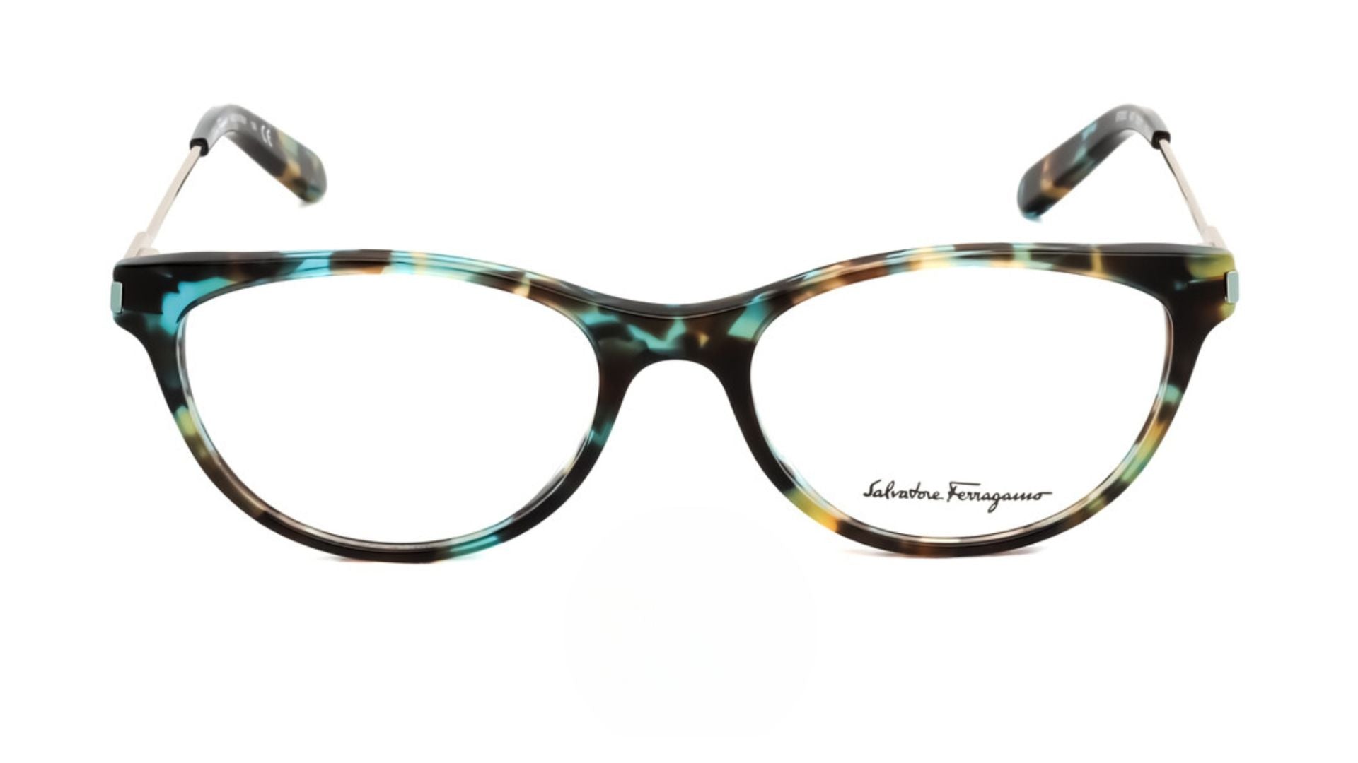 Salvatore Ferragamo SF2852 - Turquoise Brown Havana