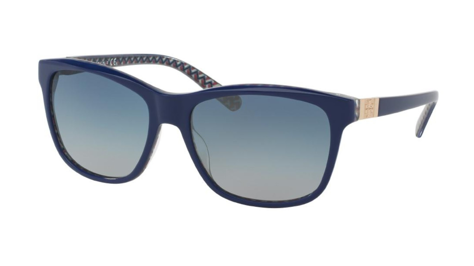 Tory Burch TY7031 - Navy/ Blue Zigzag