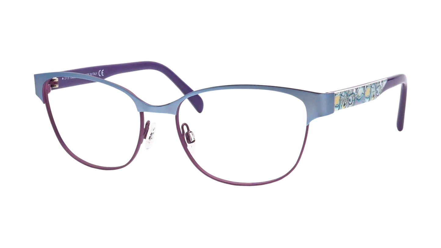 Emilio Pucci EP 5016 - Light Blue/Purple Square