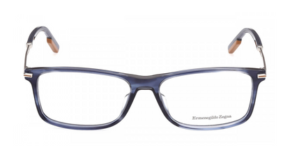 Ermenegildo Zegna EZ5185 - Shiny Striped Black On Blue