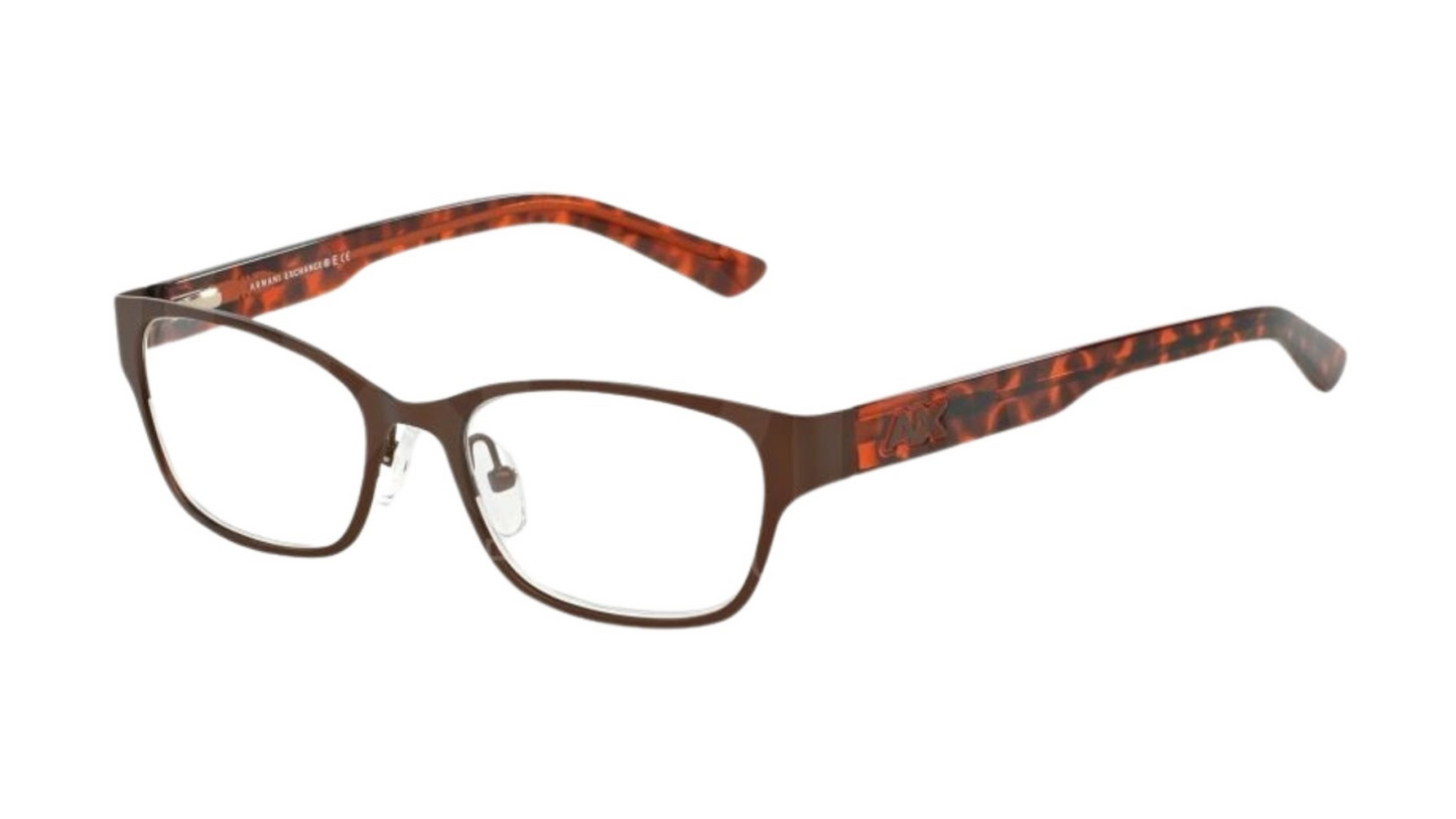 Armani Exchange AX 1013 - Satin Brown/Orange Tort