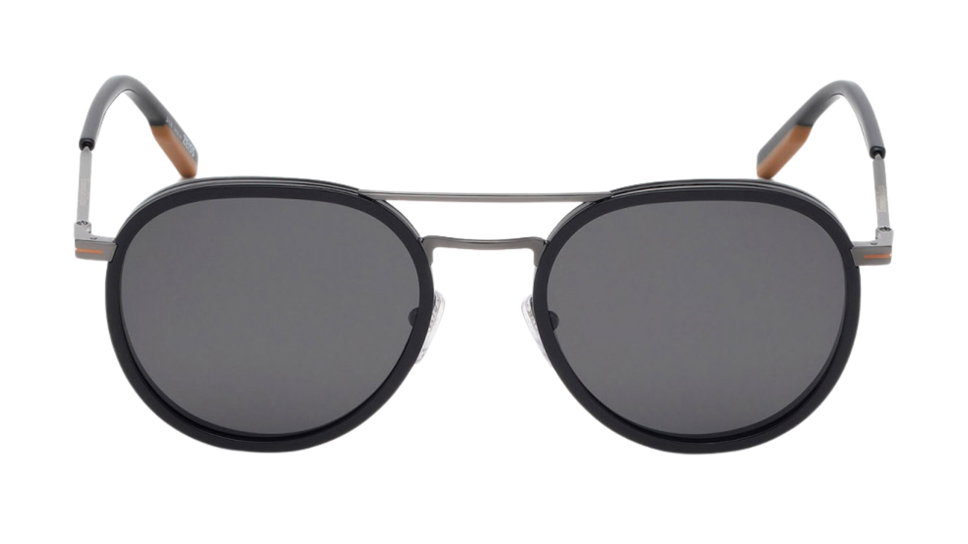 Ermenegildo Zegna EZ 0127 - Shiny Dark Ruthenium / Shiny Black