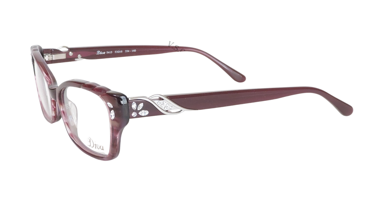 Diva 5415 - Striated Violet-Silver