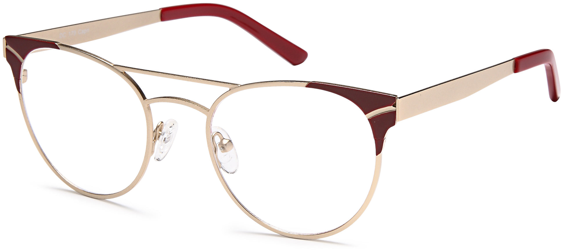 Di Caprio DC179 - GOLD BURGUNDY