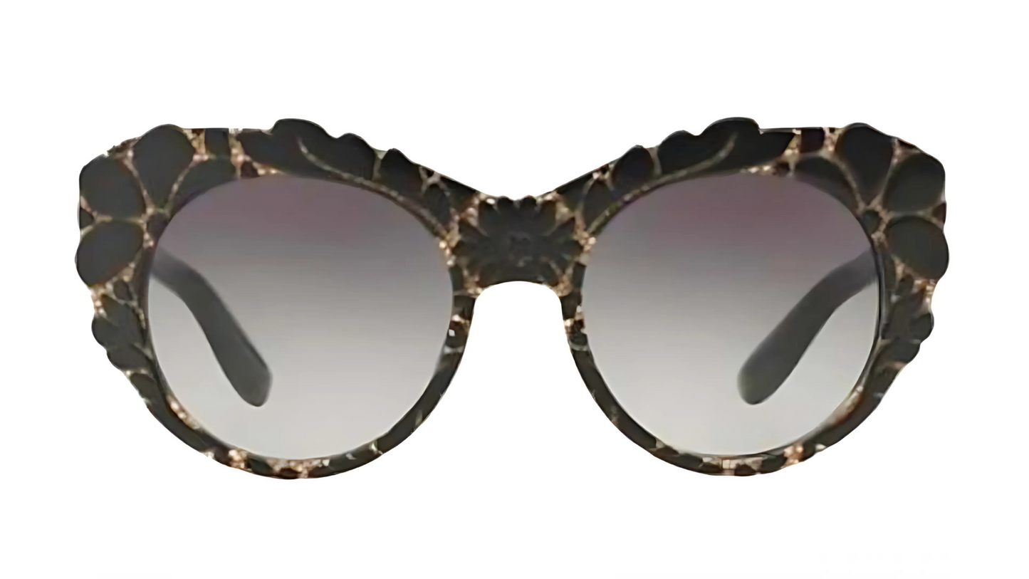 Dolce & Gabbana DG 4267-F - Top Black with Brocade Texture