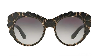 Dolce & Gabbana DG 4267-F - Top Black with Brocade Texture