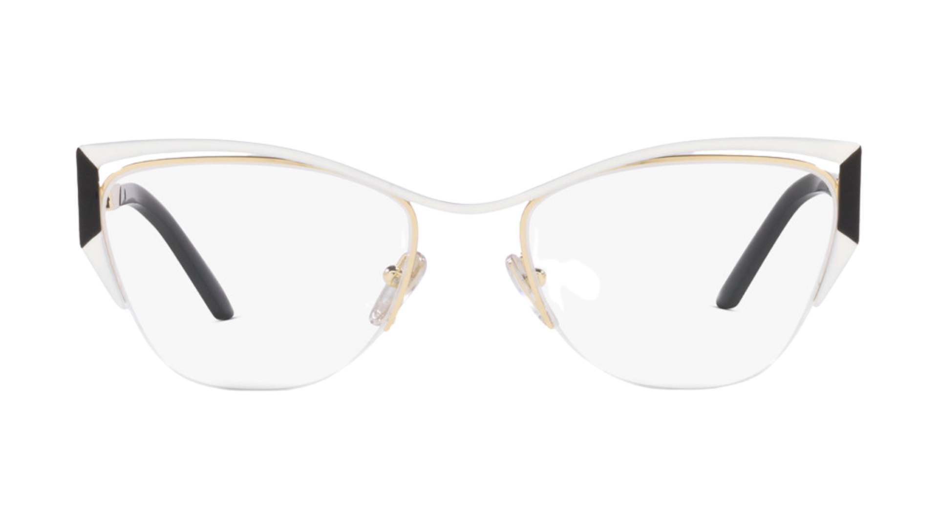 Prada PR 63Y - Talc/Black/Pale Gold (White)