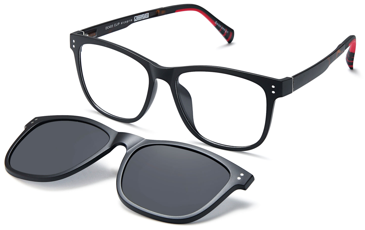 Di Caprio DC403 CLIP - BLACK TORTOISE