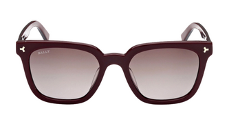 Bally BY0085-H - Shiny Bordeaux And Transparent Gray With Rose Gold