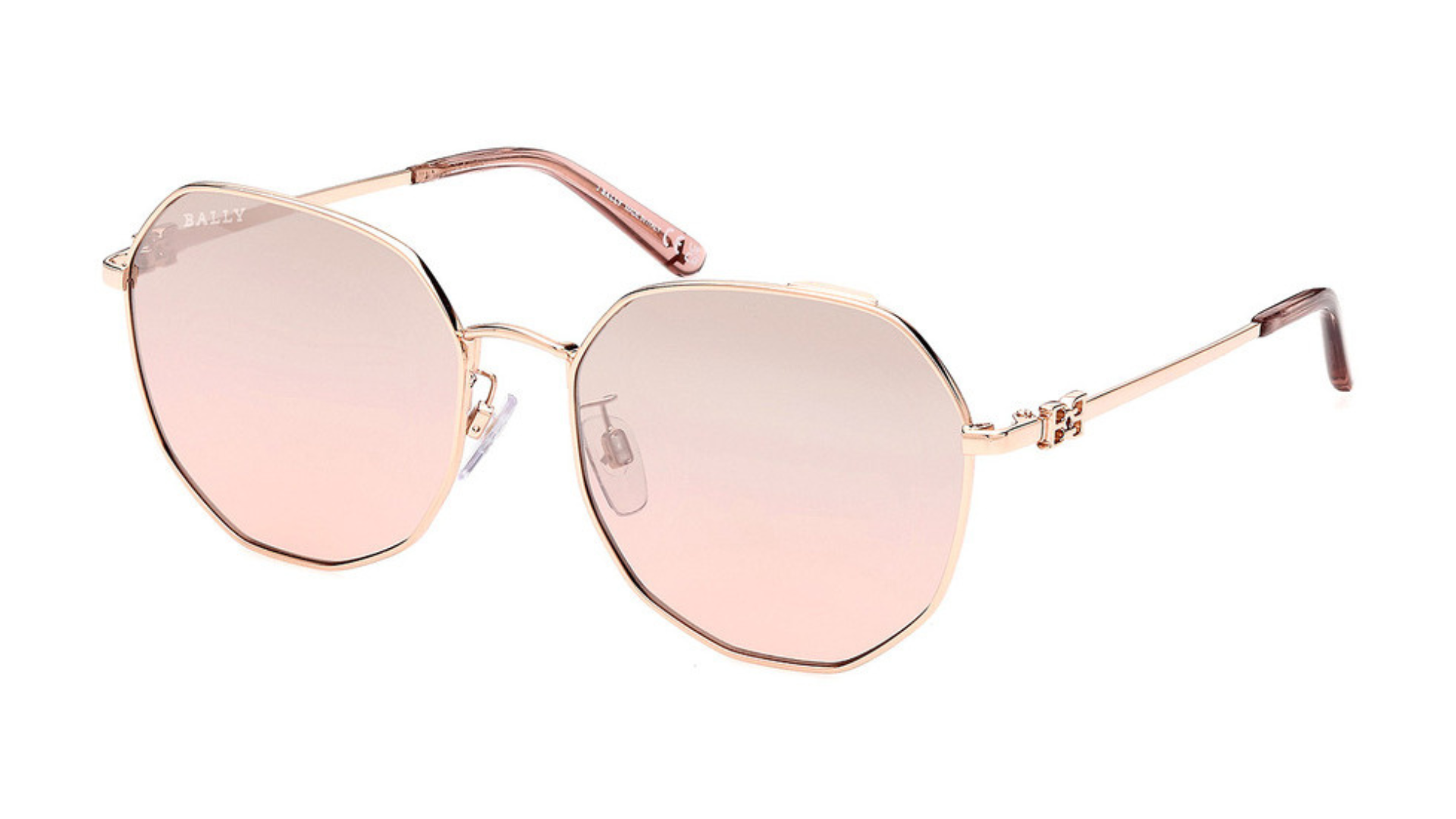 Bally BY0093-D - Shiny Pink Gold/Shiny Transparent Pink