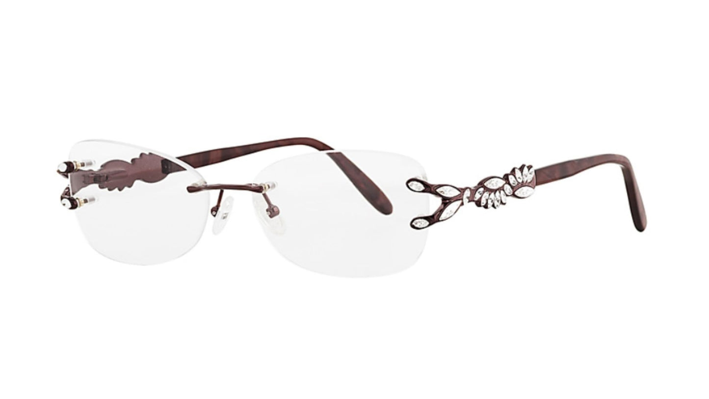 Caviar 2339 - Brown/Clear Crystal Stones