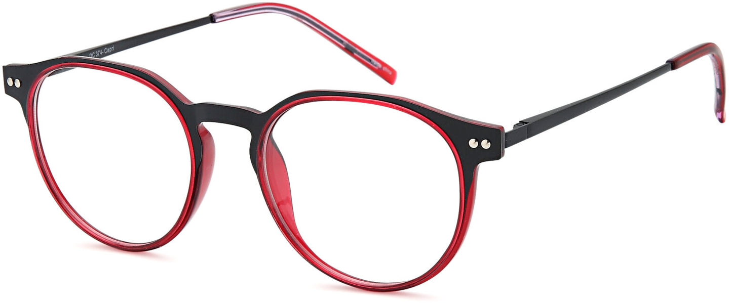 Di Caprio DC374 - BLACK BURGUNDY