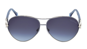 Silver / Blue