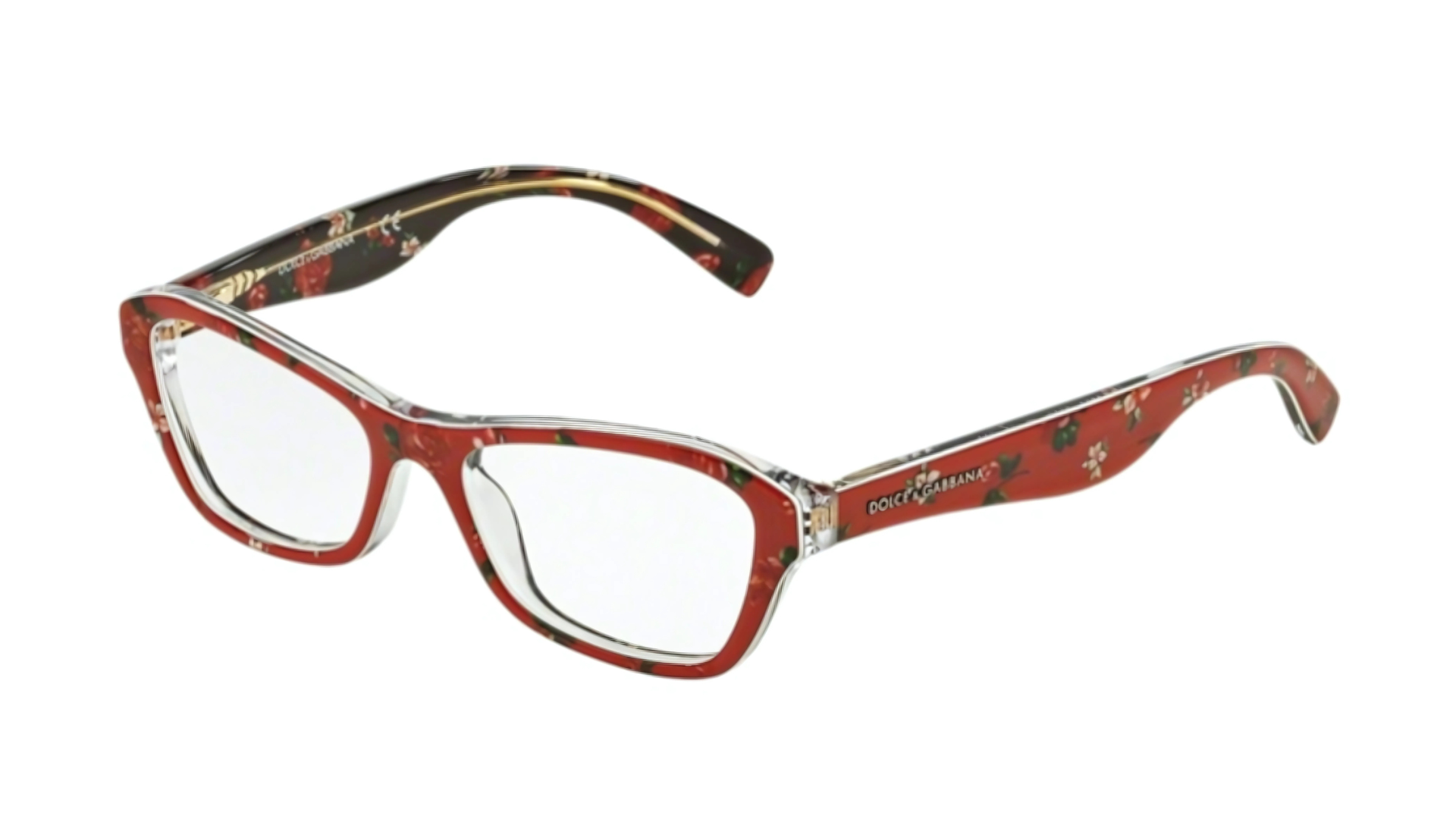 Dolce & Gabbana DG 3202 - Rose/Flowers on Red