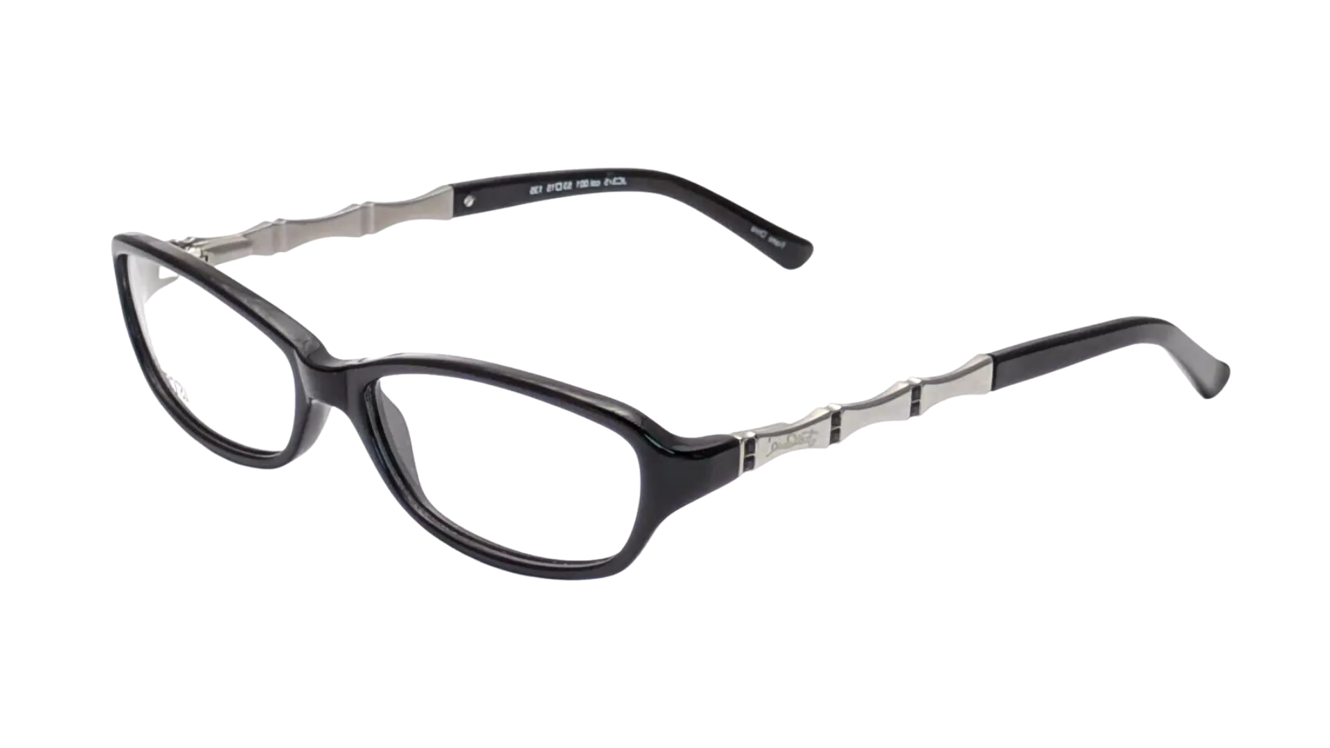 Just Cavalli JC376 - Shiny Black / Silver