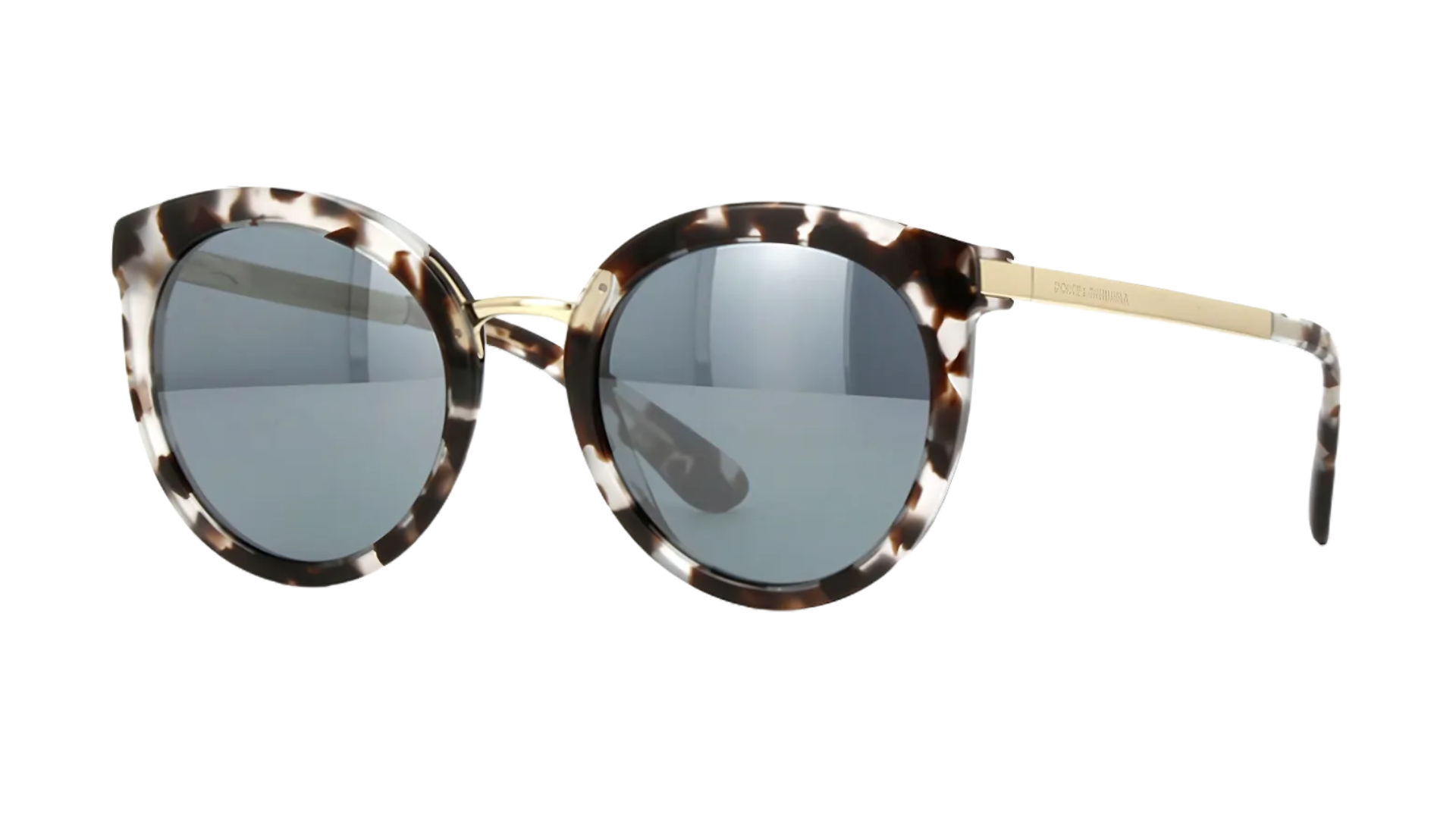 Dolce & Gabbana DG 4268 - Cube Havana Fog with Gold Temples