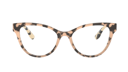 Miu Miu VMU 01T - Top Pink on Beige Havana