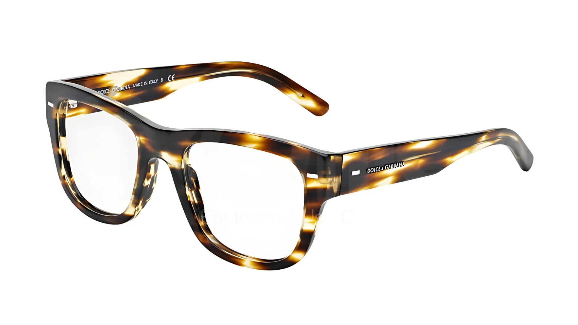 Dolce & Gabbana DG 3195 - Brushed Striped Havana