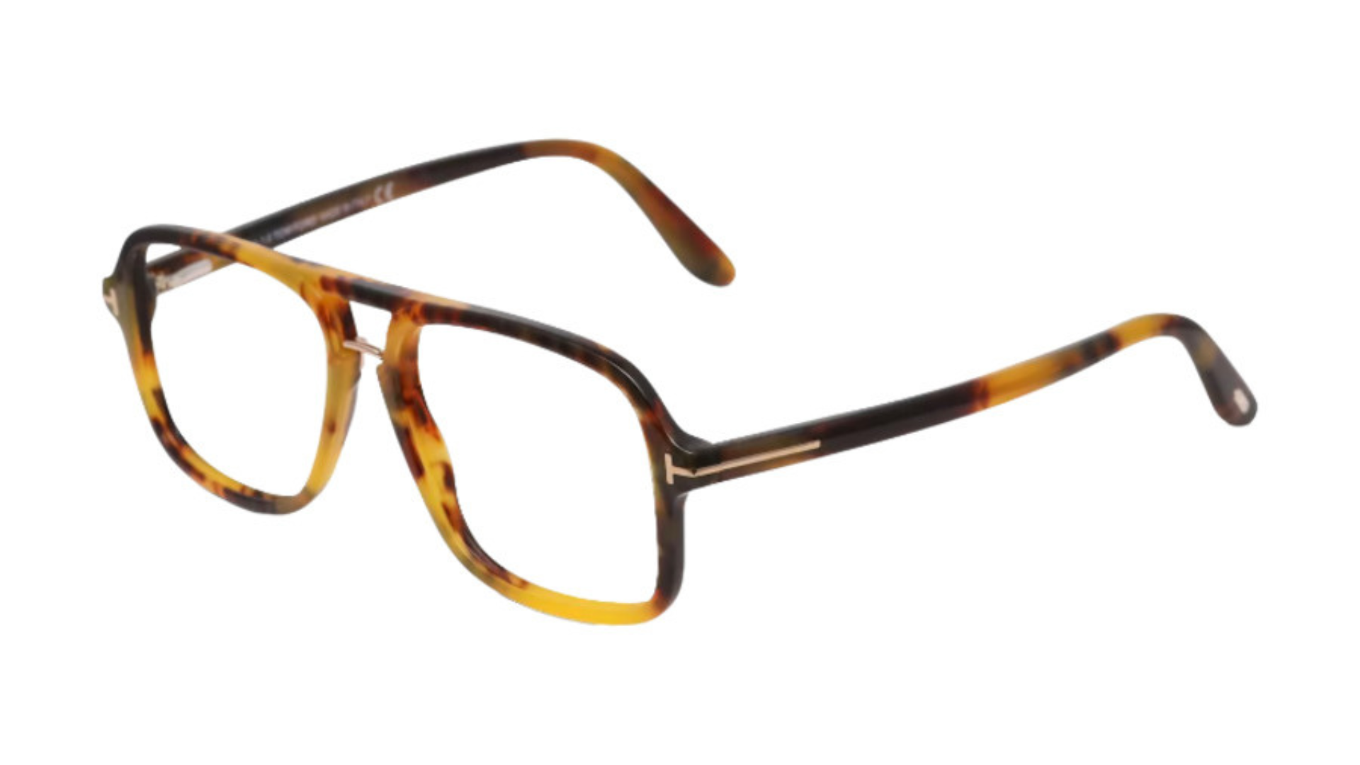 Tom Ford FT5627-B - Tortoise/Yellow