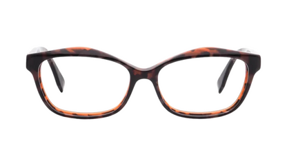Fendi FF 0094 - Gray Spotted Havana on Orange