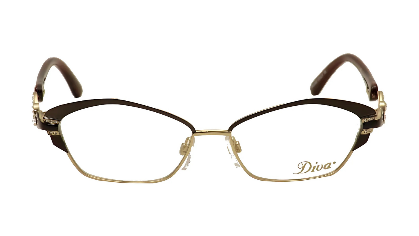 Diva 5461 - Dark Grey/Burgundy/Gold
