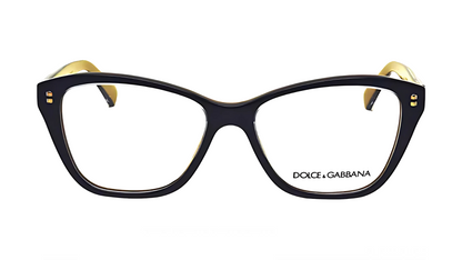 Dolce & Gabbana DG 3249 - Top Black on Gold Frame