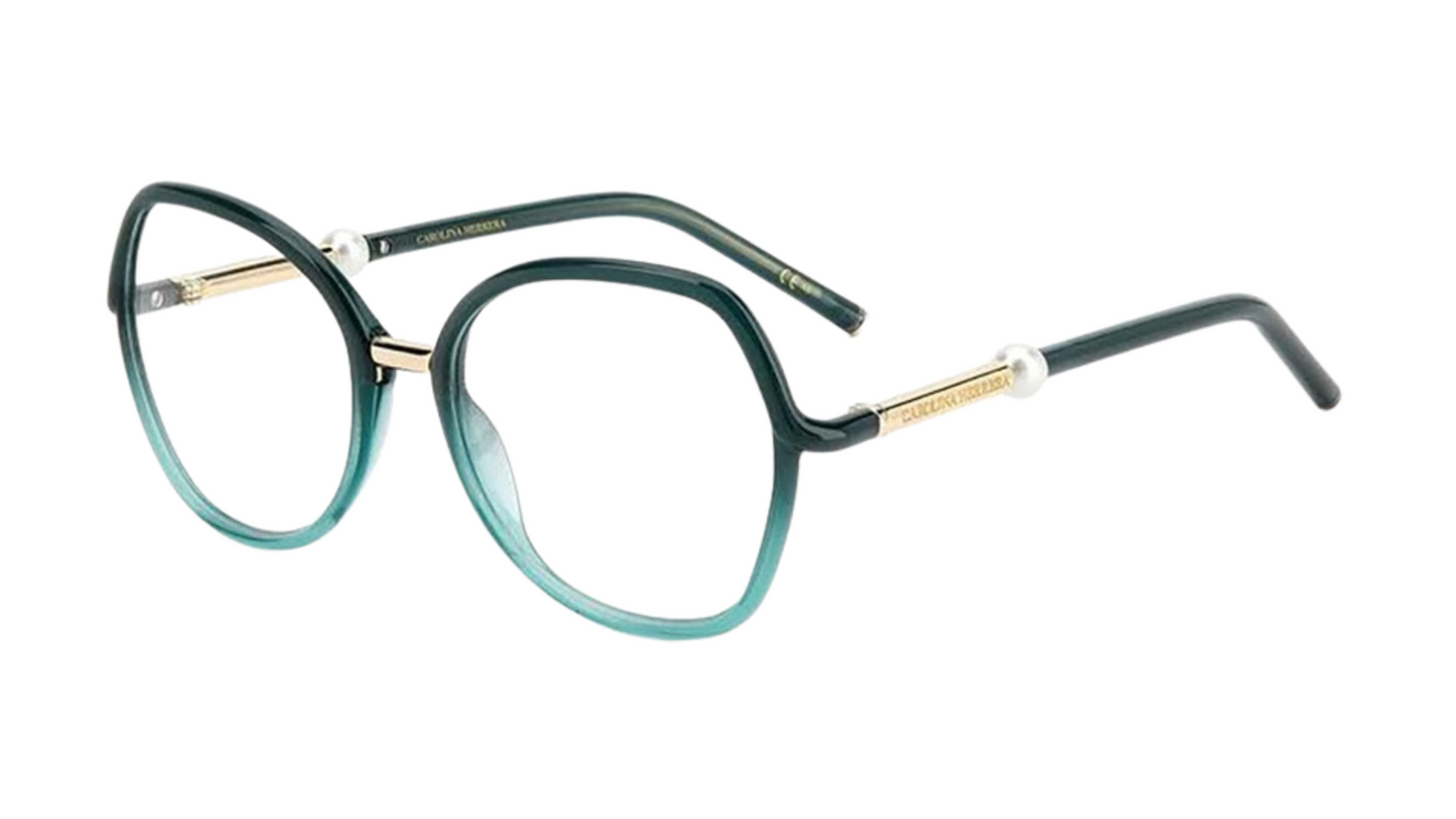 Carolina Herrera HER 0080 - Faded Transparent Teal Green