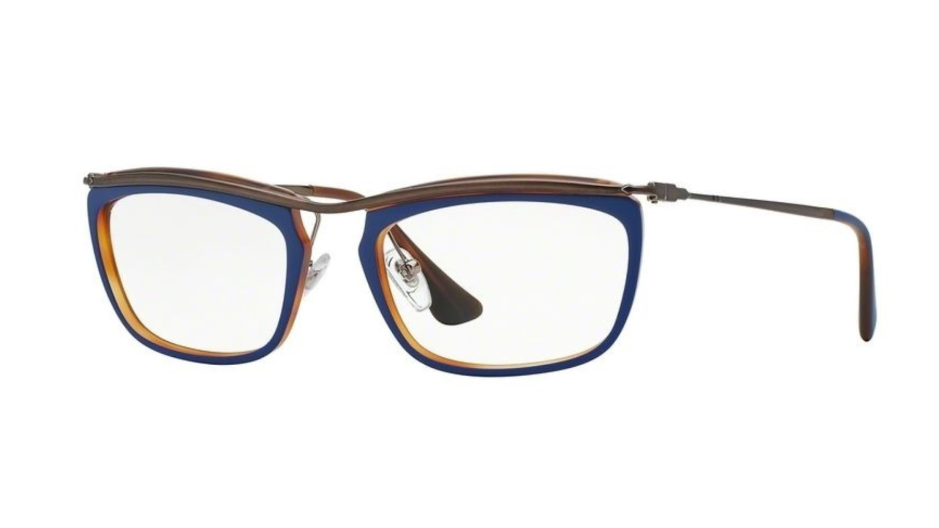 Persol 3084-V - Top Blue On Matte Havana