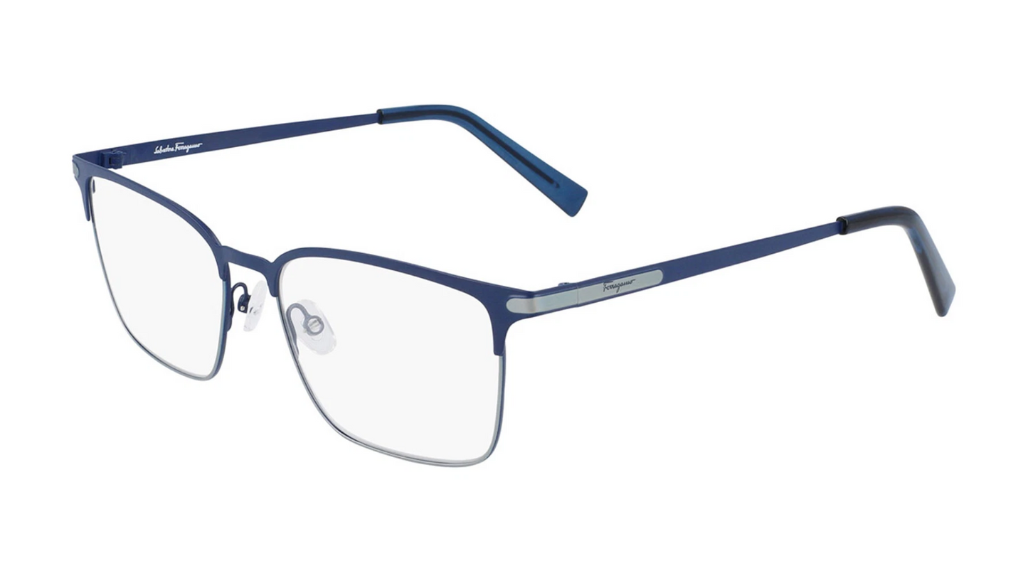 Salvatore Ferragamo SF2207 - Matte Blue/Ruthenium