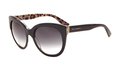 Dolce & Gabbana DG 4259 - Black on Leopard Skin