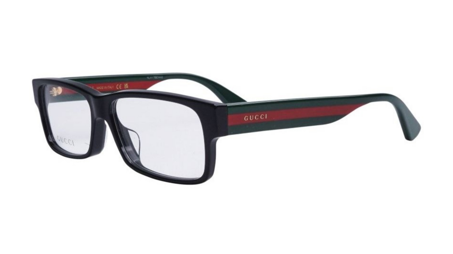 Gucci GG0344OA - Shiny Black, Red, Green