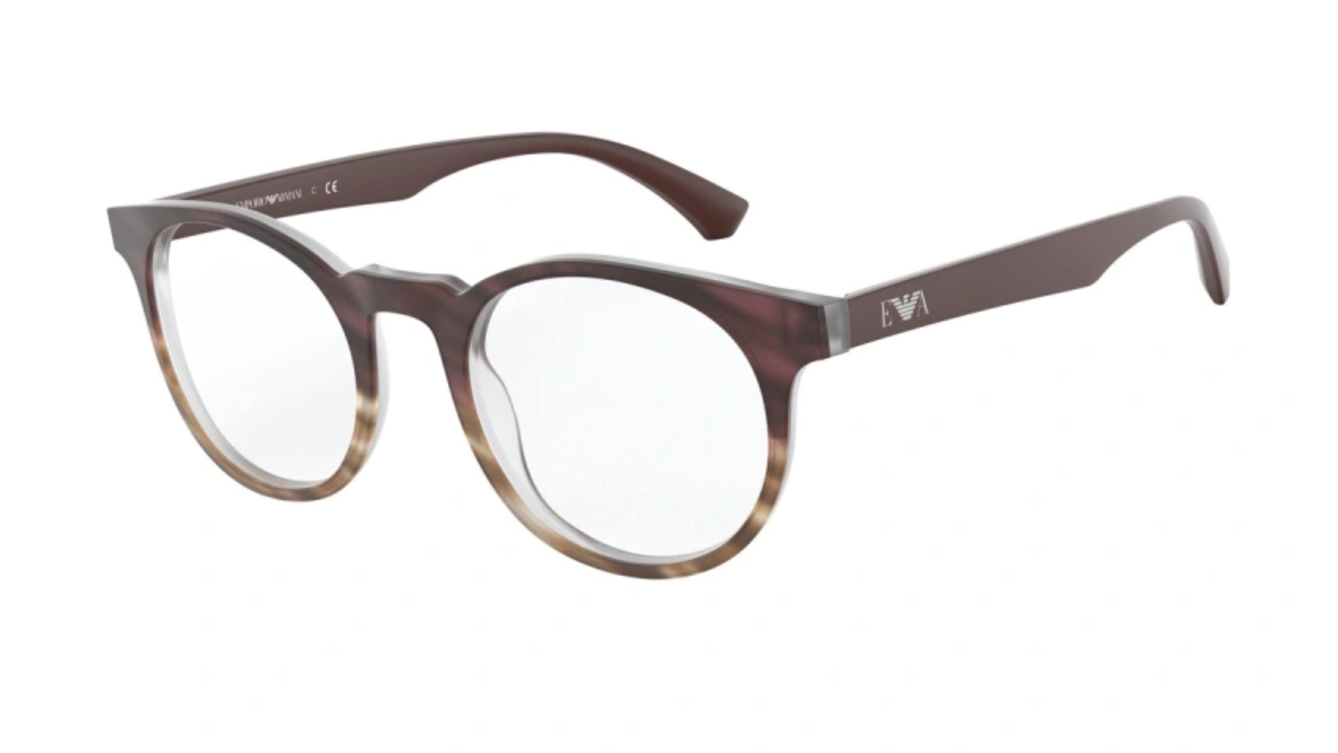 Emporio Armani EA 3156 - Matte Striped Bordeaux