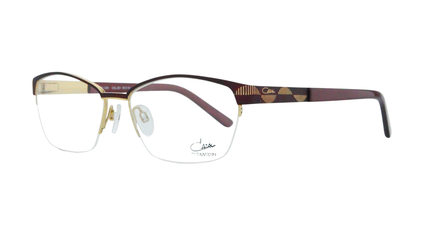 Cazal 1255 - Bordeaux / Gold